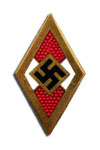 Gold Hitleryouth Honour badge
