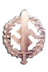 SA Sports Badge in Silver