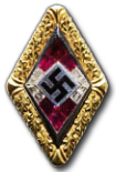 Golden Hitleryouth Honor Badge - Special Grade