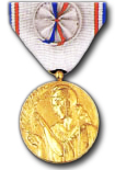 Franse Erkentelijkheids Medaille in Goud
