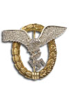 Combined Pilots-Observation Badge with Diamonds