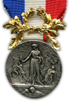 Zilveren Medaille de 1e Klasse voor daden van moed en toewijding