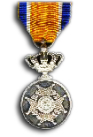 Medal in the Order of Oranje Nassau in Silver with swords