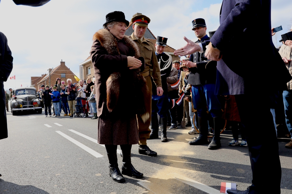 15-03: Intocht koningin Wilhelmina na 80 jaar nagespeeld.