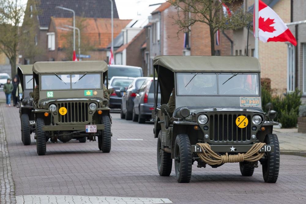 Fotoreportage Herdenking terugkeer koningin Wilhelmina in Nederland 80 jaar geleden